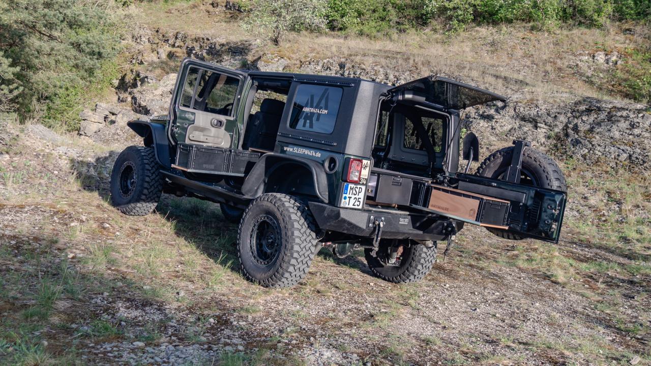 Jeep Wrangler JKU - Schlafausbau Sleeper